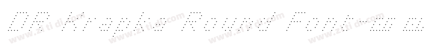 DR Krapka Round Font字体转换
